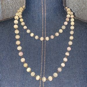 🎄 Vintage jade bead necklace